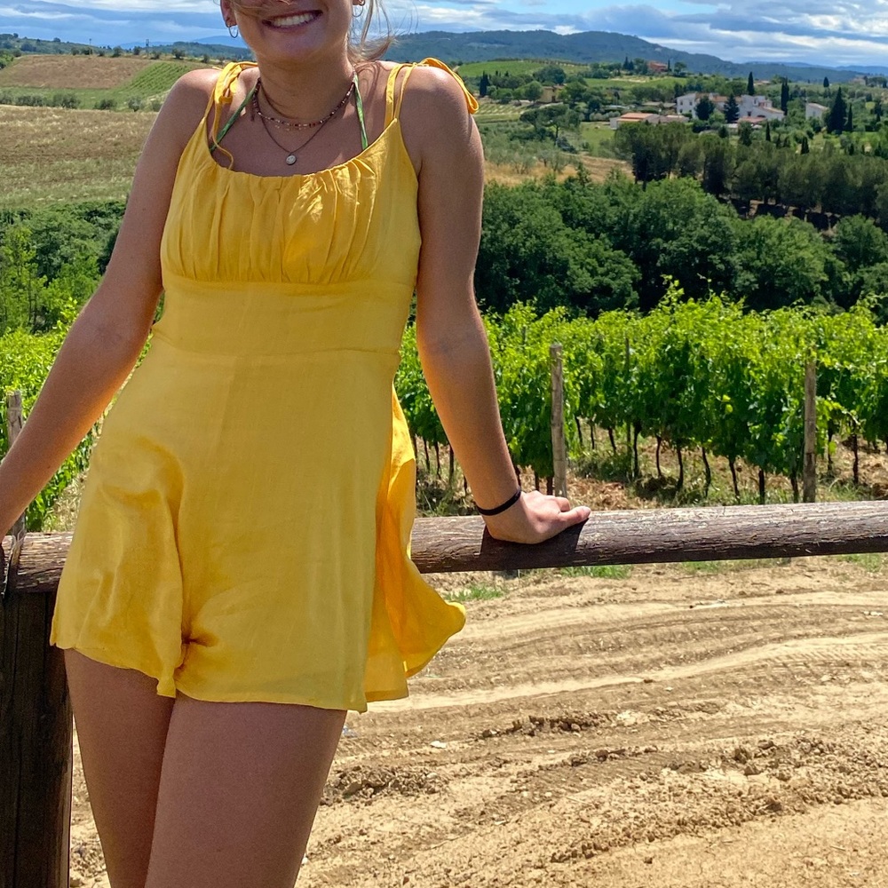 Urban Outfitters Yellow Romper